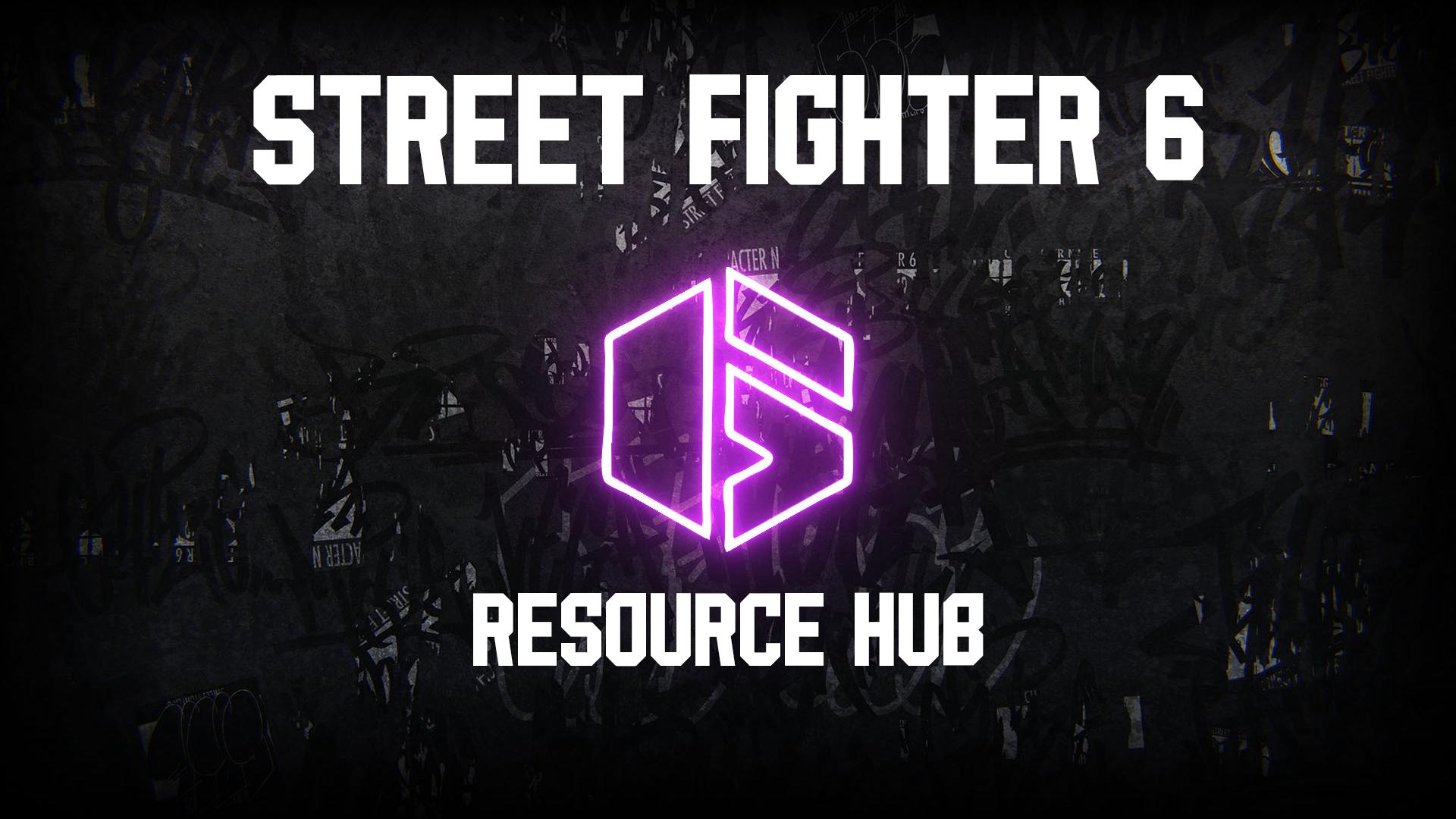 Discovery splash banner for SF6 Resource Hub Discord server