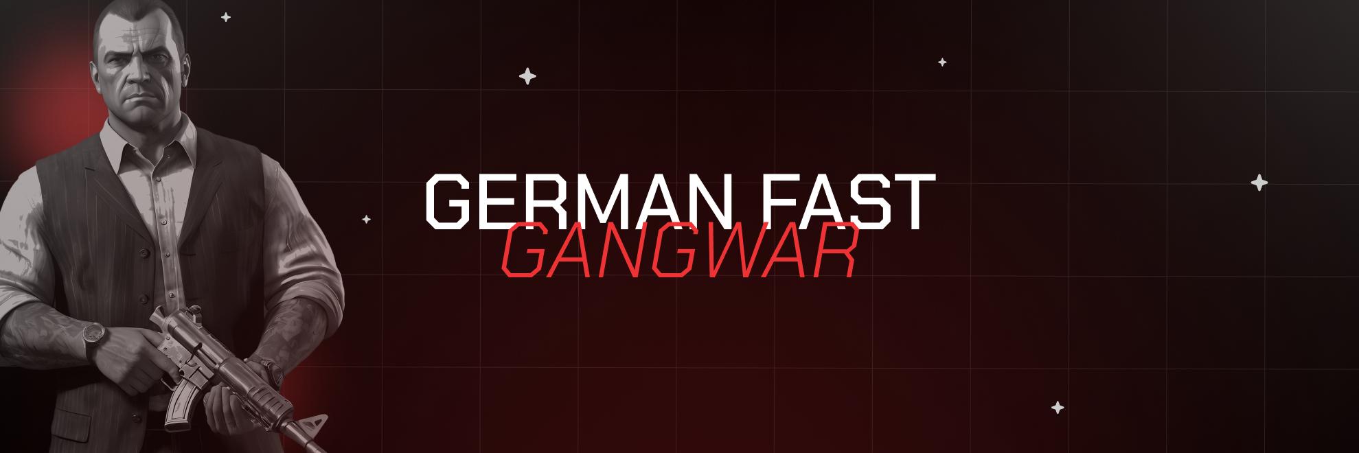 Discovery splash banner for German Fast Gangwar | FiveM Discord server
