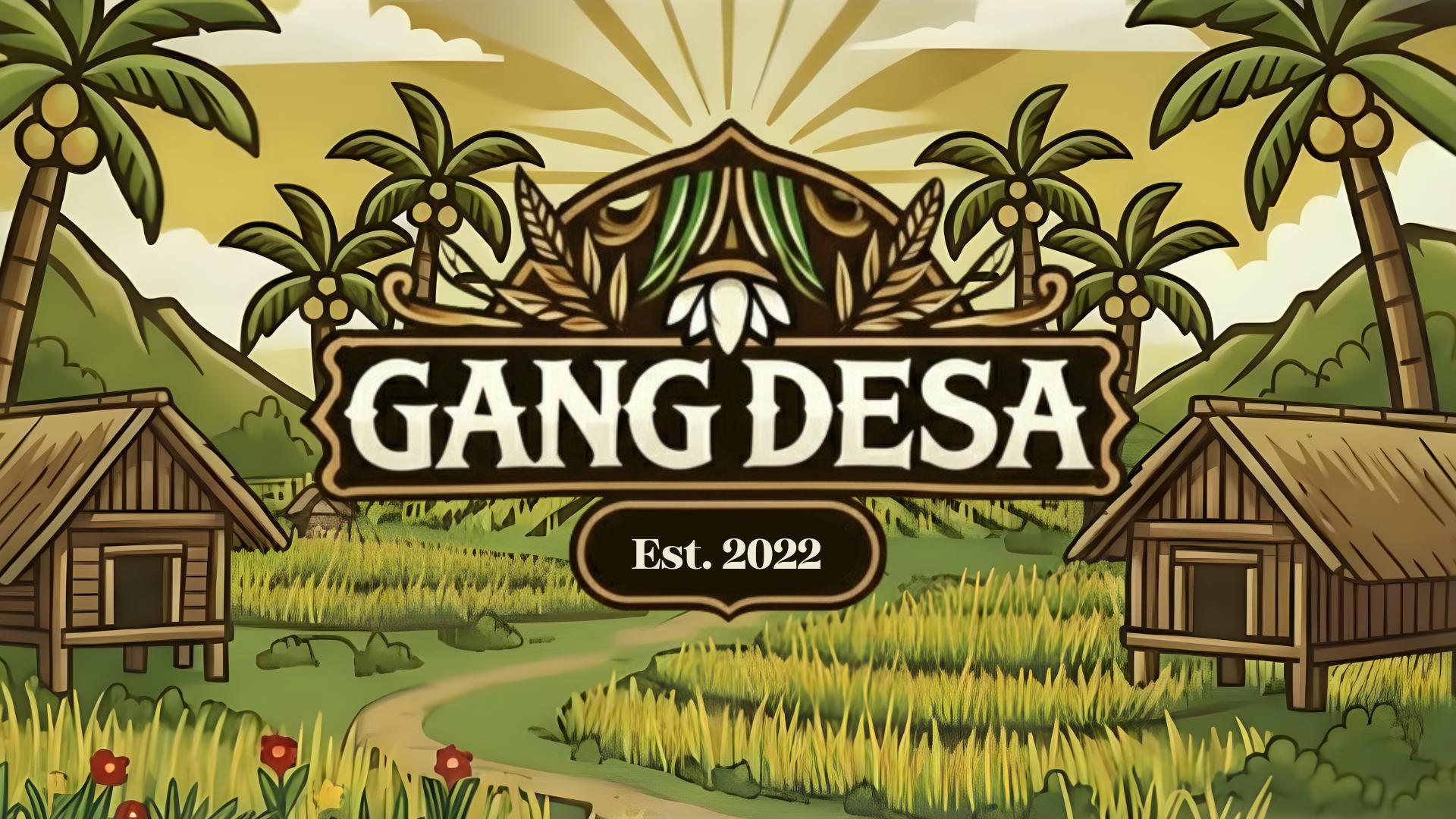 Discovery splash banner for GANG DESA Discord server