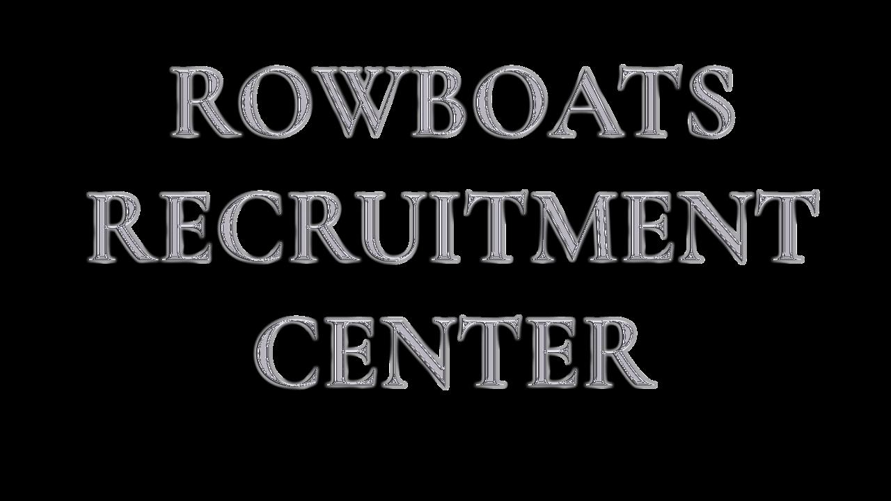 Discovery splash banner for Rowboats Recruitment Center Discord server