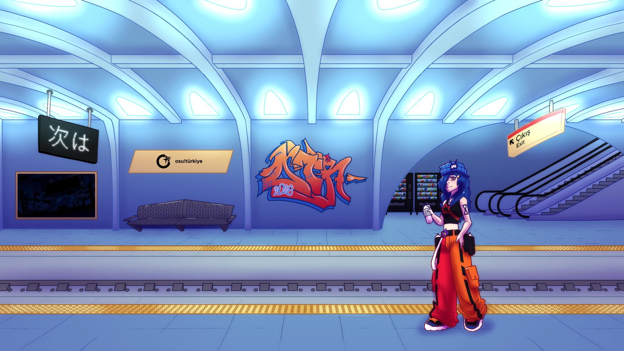 Discovery splash banner for 🌈osu!türkiye Discord server