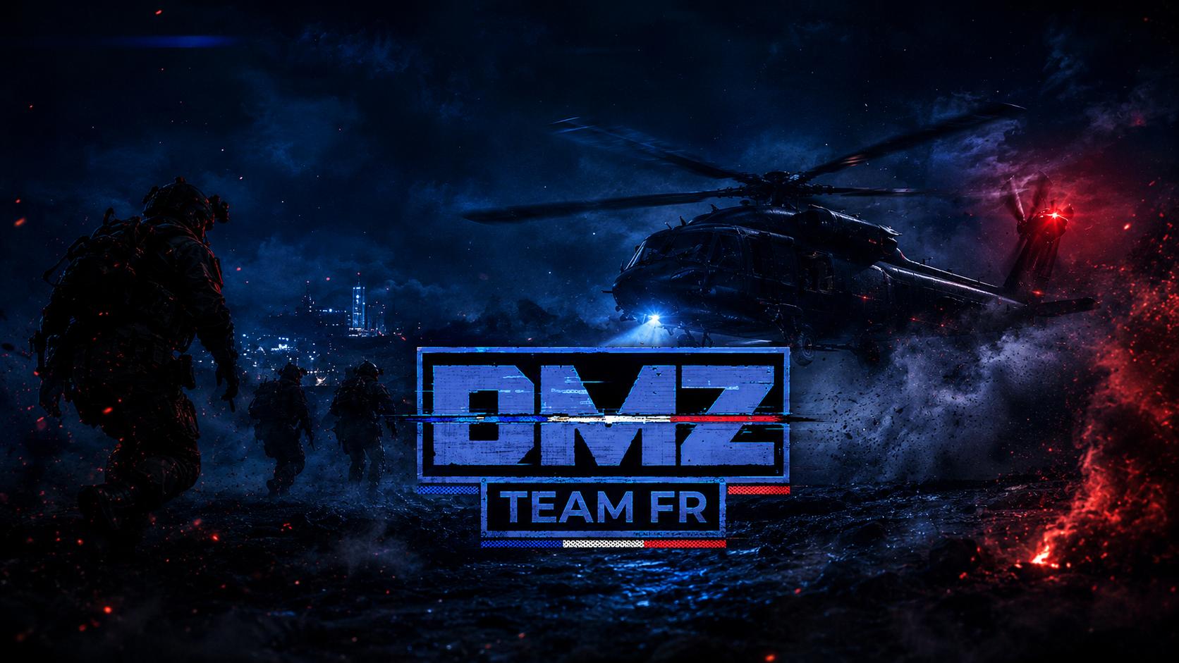 Discovery splash banner for DMZ TEAM FR 🔵⚪🔴 ( COD - MW4 ) Discord server