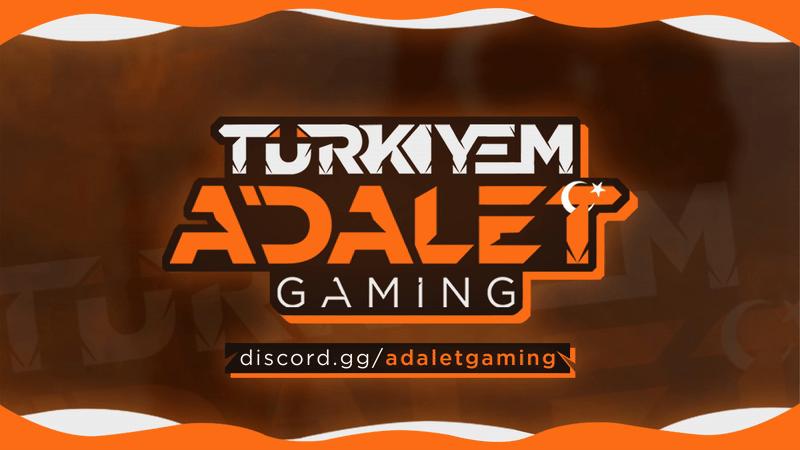 Discovery splash banner for Türkiyem Adalet Gaming Discord server