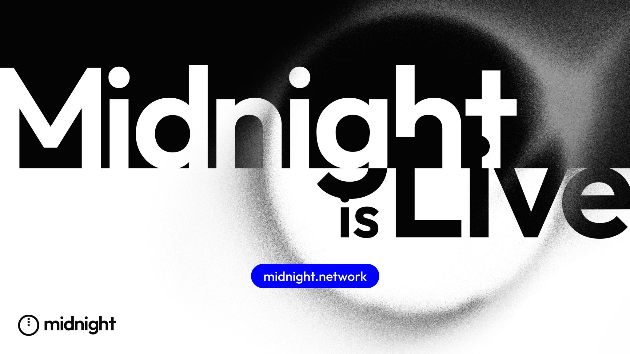 Discovery splash banner for Midnight Network Discord server