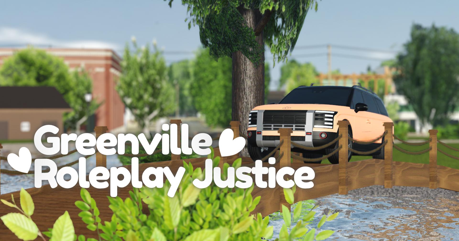 Discovery splash banner for Greenville Roleplay Justice⢠Discord server