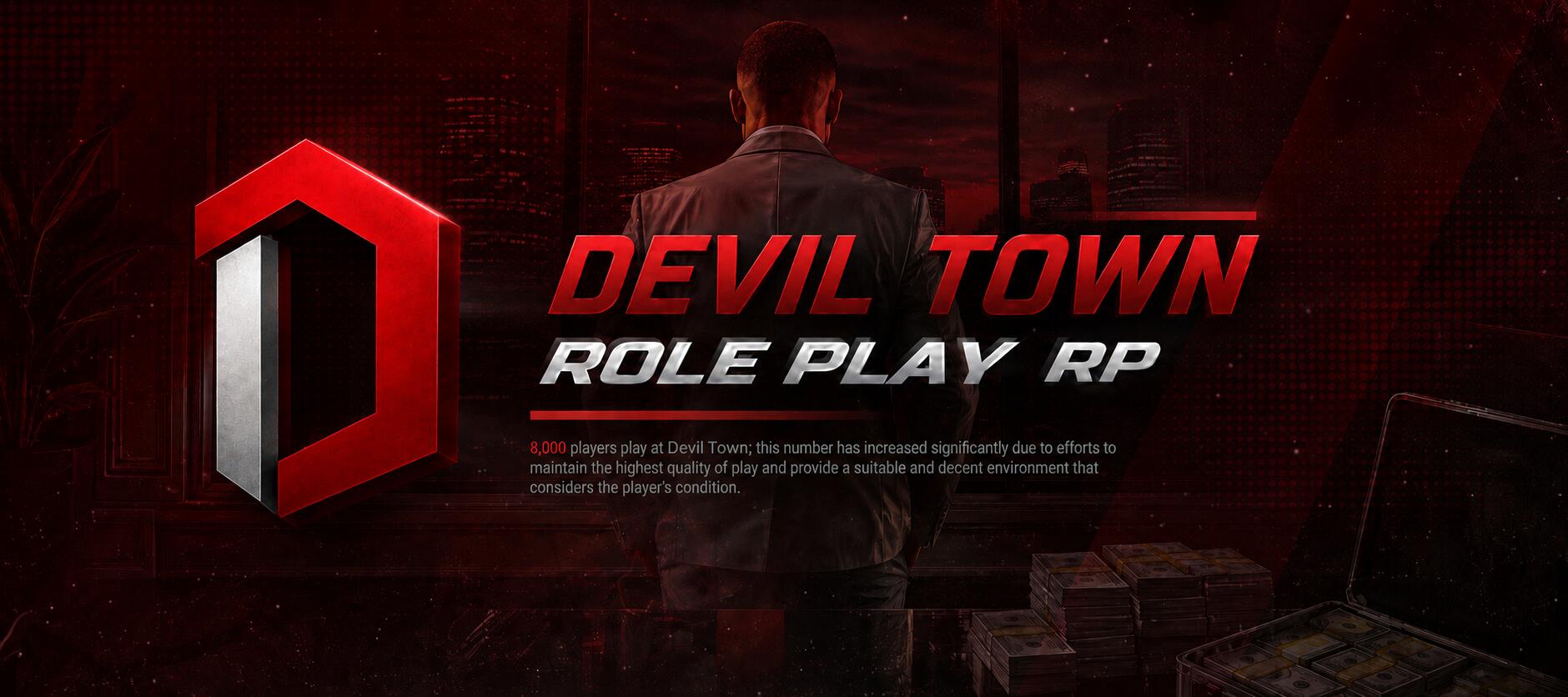 Discovery splash banner for — Devil Town Rp™ . Discord server