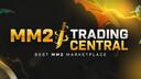 Discovery splash banner for MM2 Trading Central | Crosstrading & Middleman Discord server