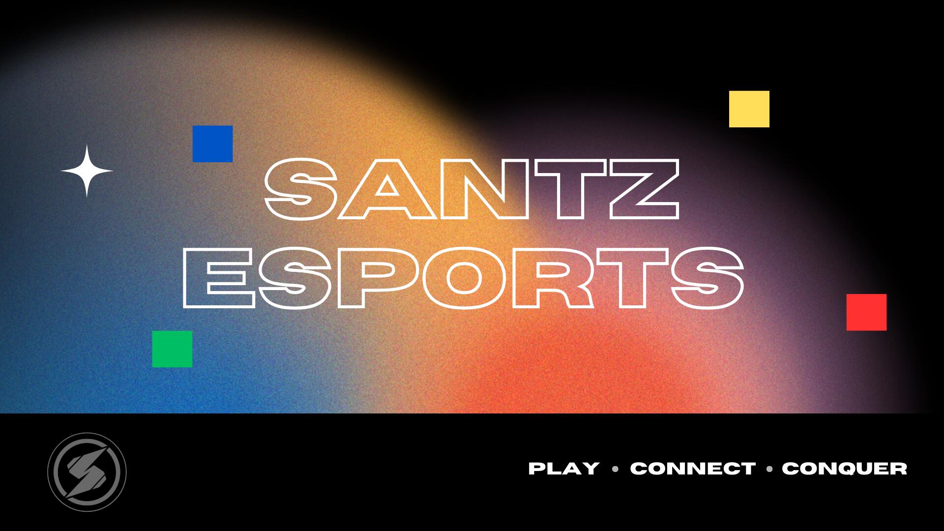 Discovery splash banner for Santz Esports Discord server