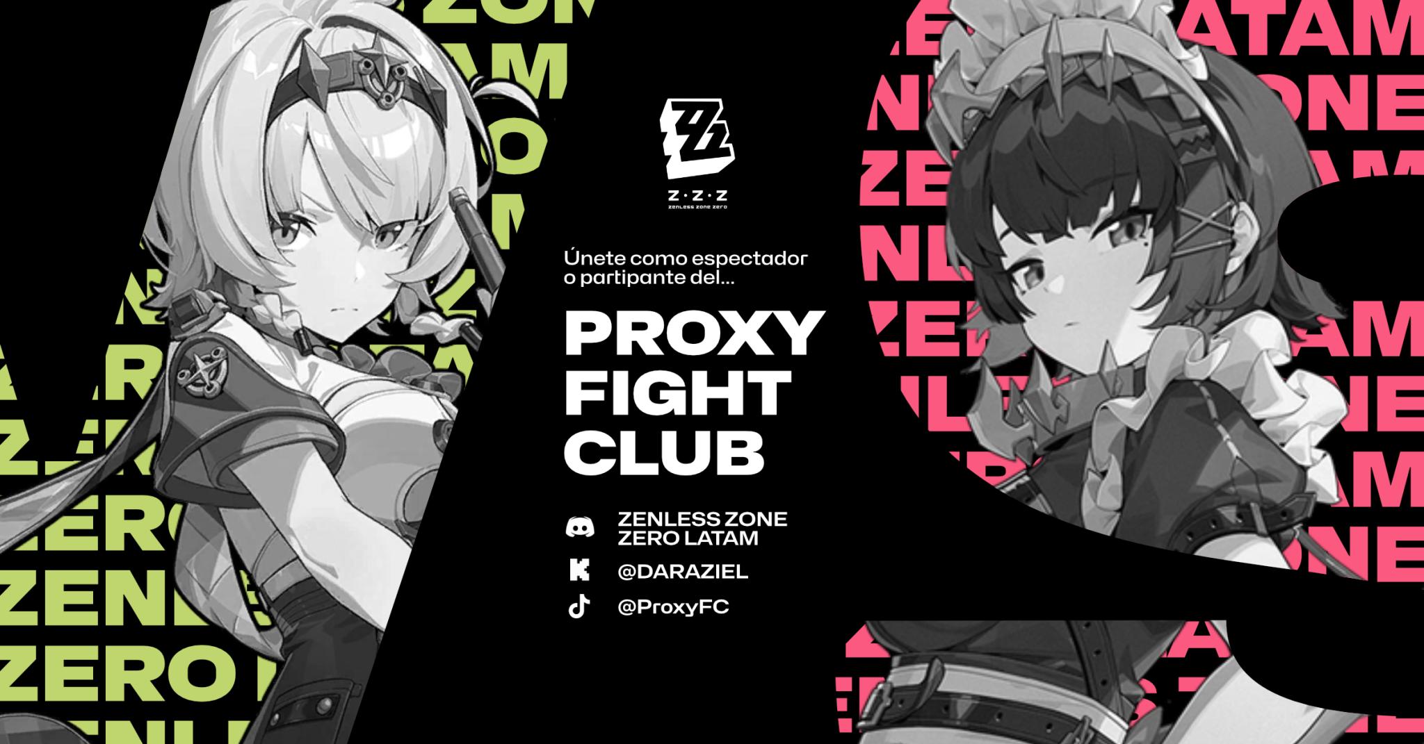 Discovery splash banner for Zenless Zone Zero Latam Discord server
