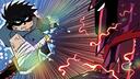 Discovery splash banner for Manhwa Battlegrounds Discord server