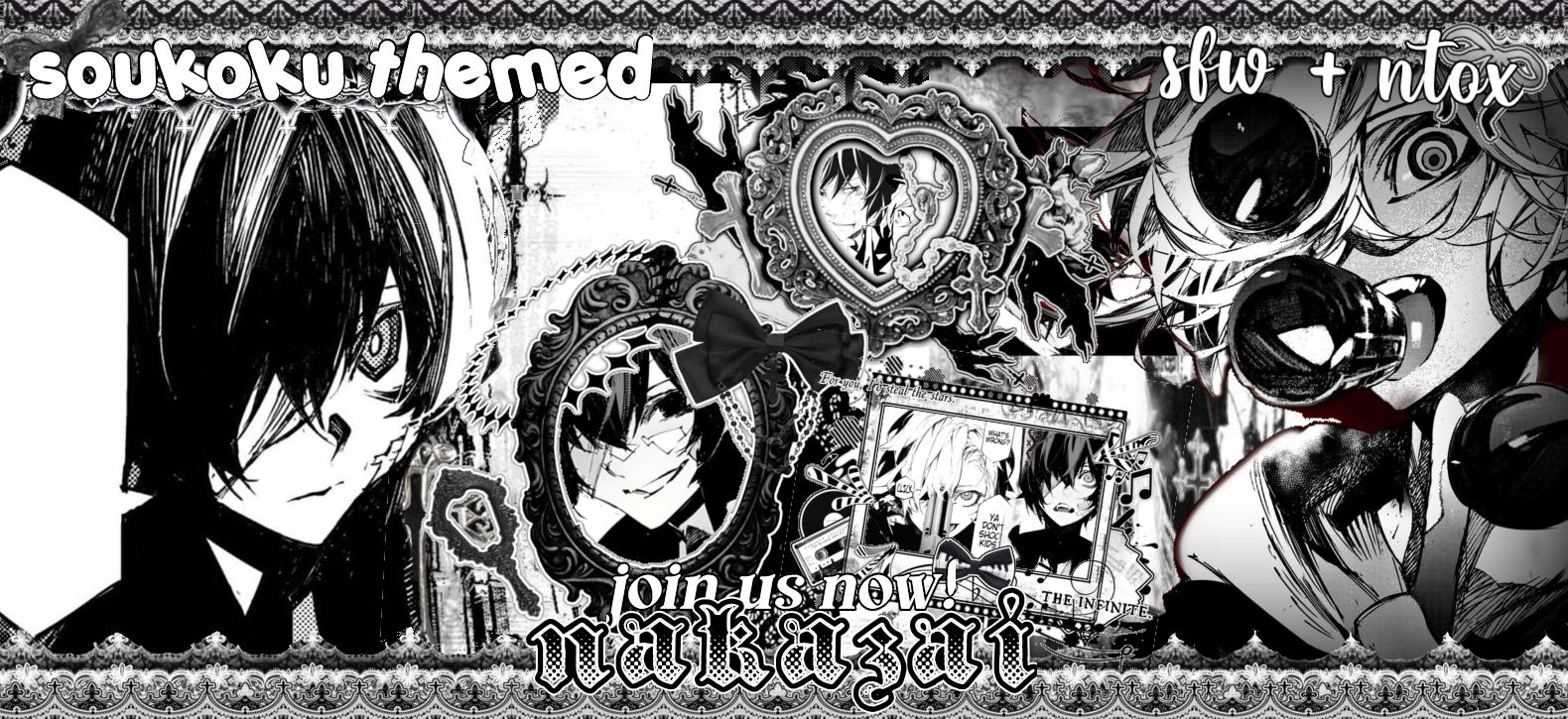 Discovery splash banner for 🍀 (。 ´ ˘ `) .gg ノ𝑛akazai 𝓙𝟚l = 𝕓ᥲ𝗻 Discord server