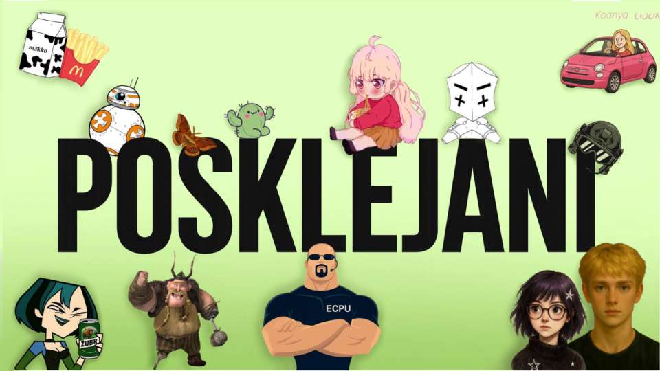 Discovery splash banner for Posklejani Discord server
