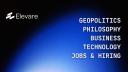 Discovery splash banner for Elevare — IRAN WAR NEWS • Geopolitics & Politics • Jobs & Hiring • Business • Philosophy Discord server