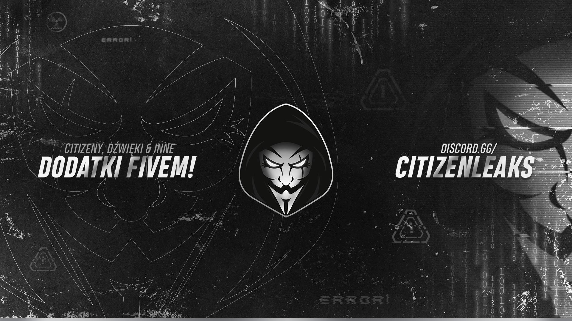 Discovery splash banner for Citizen Leaks Discord server