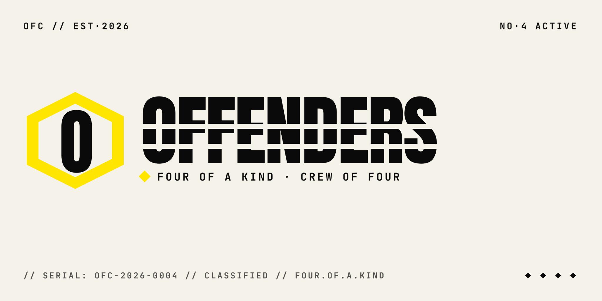 Discovery splash banner for Offenders Discord server