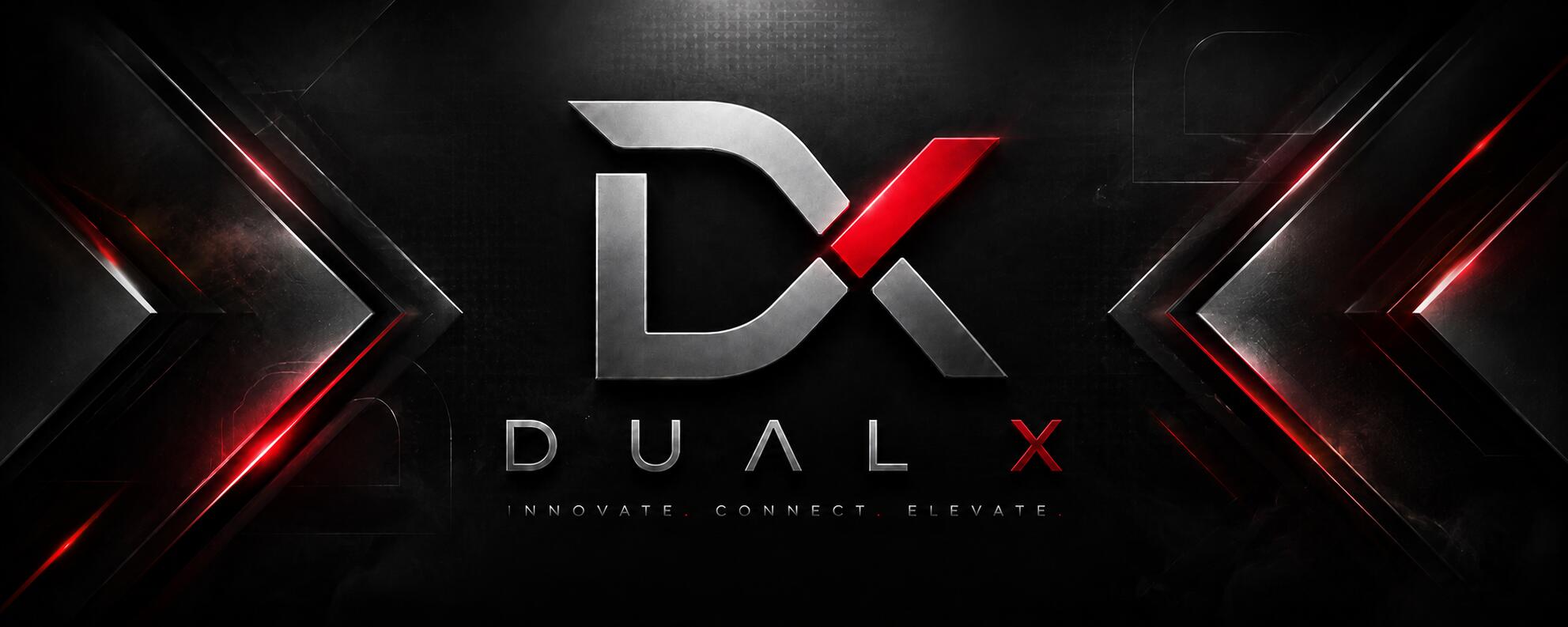 Discovery splash banner for DUAL X Discord server