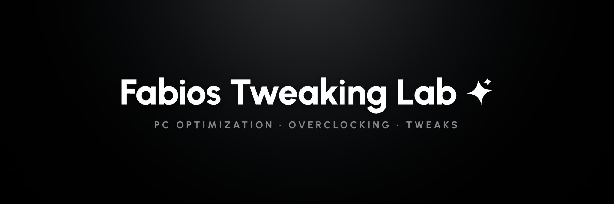 Discovery splash banner for Fabio's Tweaking Lab Discord server