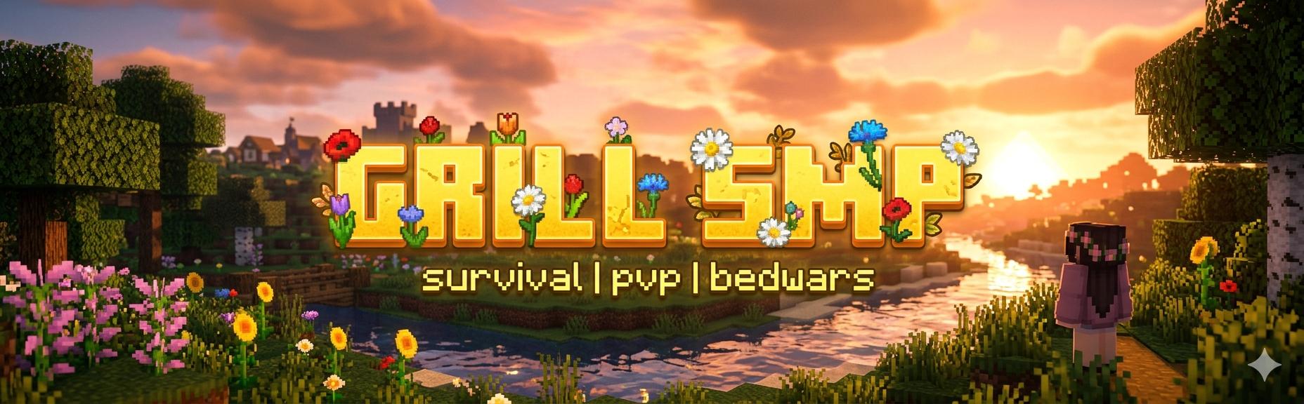 Discovery splash banner for GrillSMP | Closed (GoodBYE) Discord server