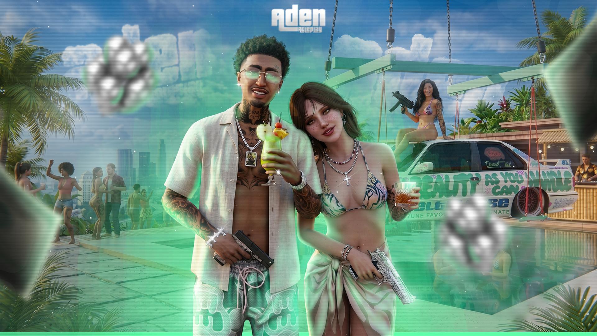 Discovery splash banner for Aden Roleplay - Kalitenin Zirvesi! Discord server
