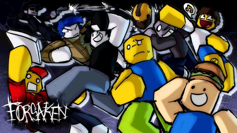 Discovery splash banner for Forsaken Roblox Discord server