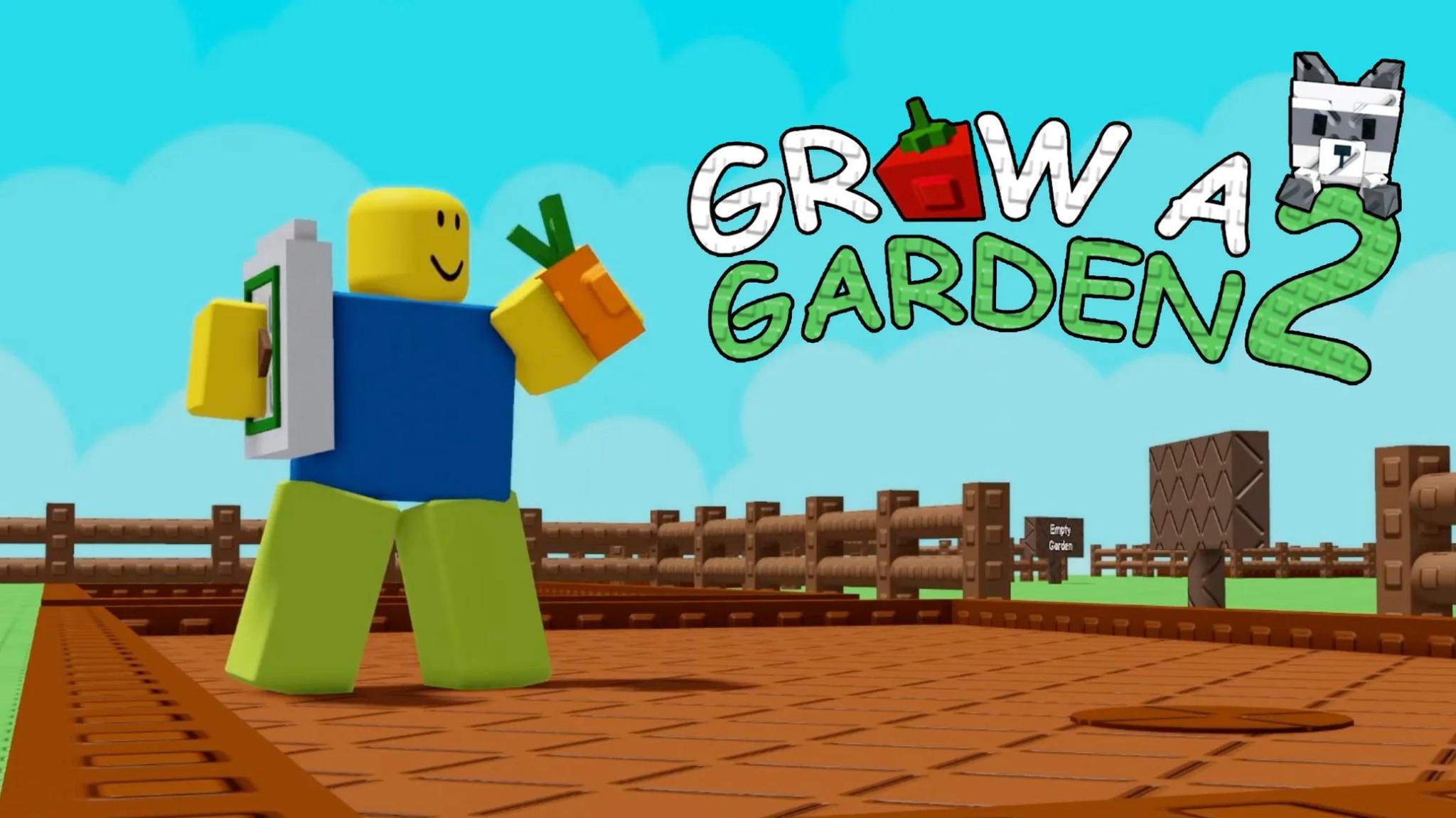 Discovery splash banner for Grow a Garden 2 | Middle Man Services Discord server