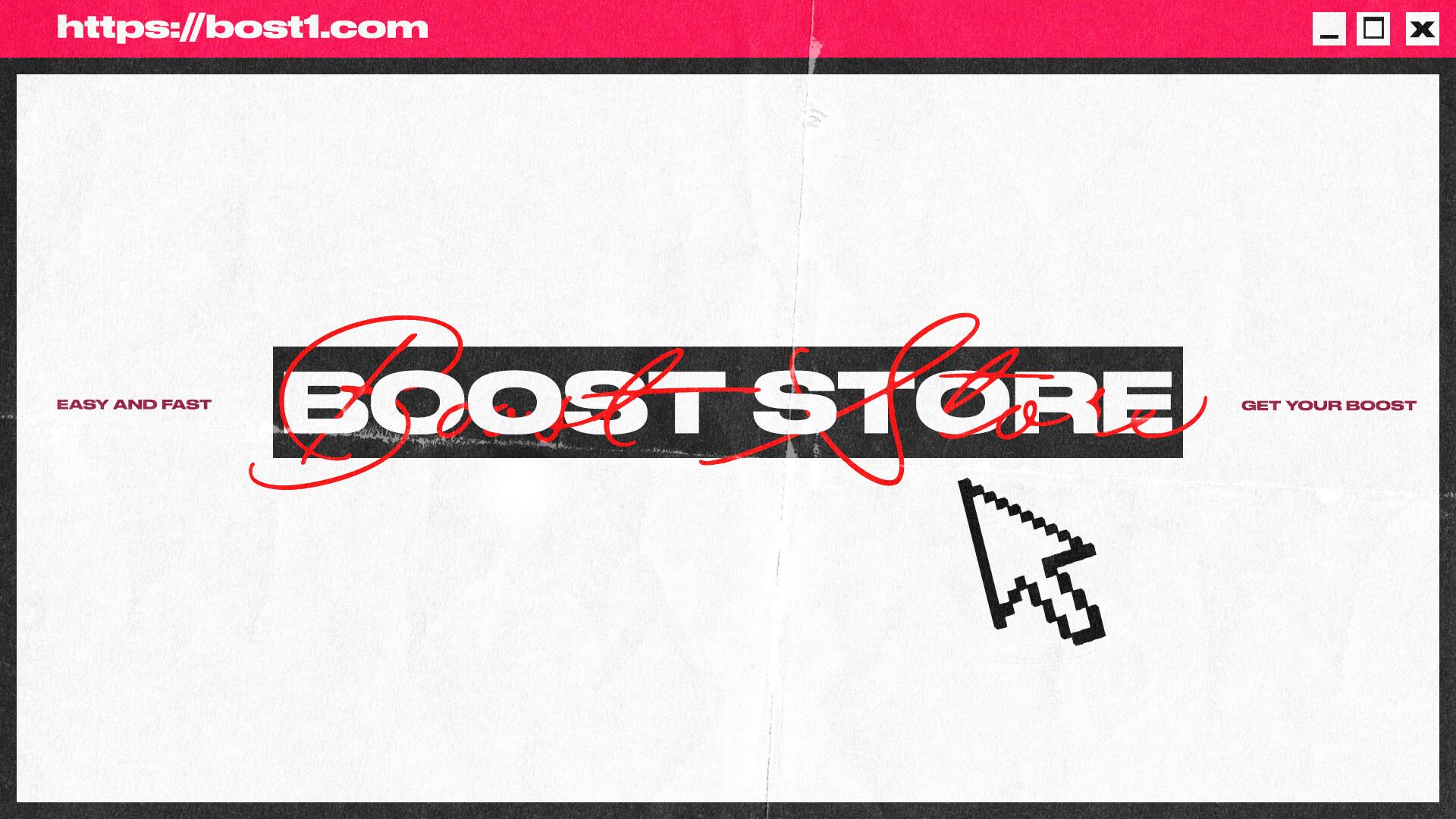 Discovery splash banner for BOOST STORE Discord server