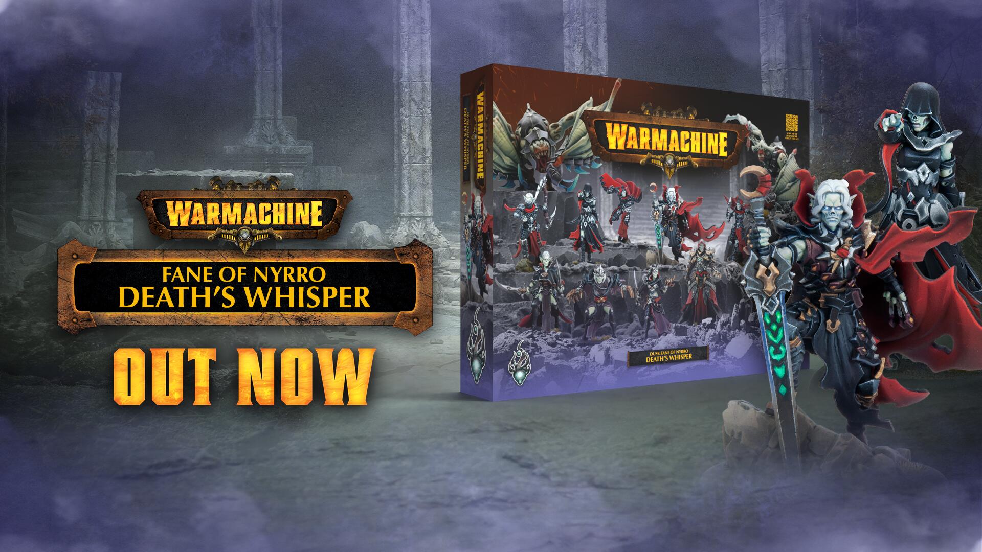 Discovery splash banner for Warmachine Discord server
