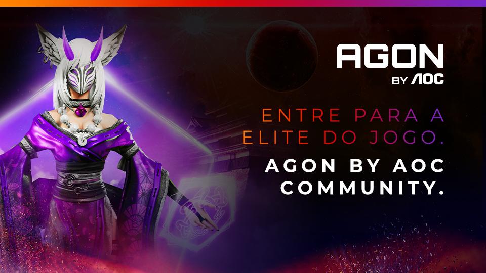 Discovery splash banner for AGON by AOC Discord server