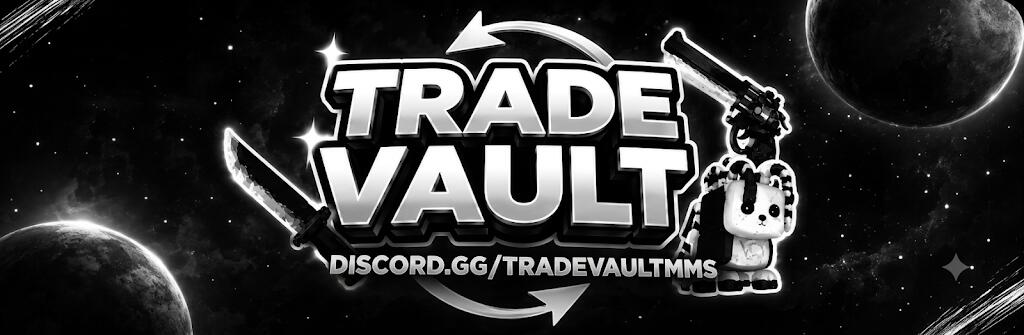 Discovery splash banner for TradeVault | Cross-Trading & Middleman Discord server