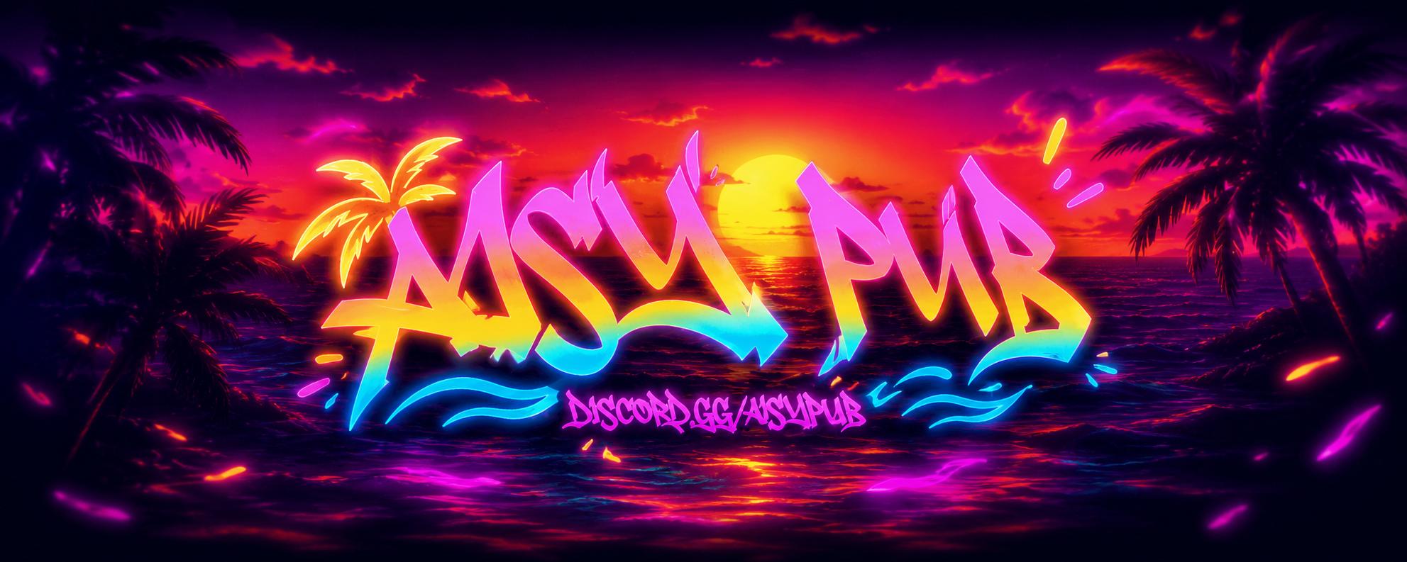 Discovery splash banner for /ΛISY PUB Discord server