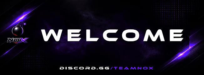 Discovery splash banner for NOX / Map Builds UEFN Discord server