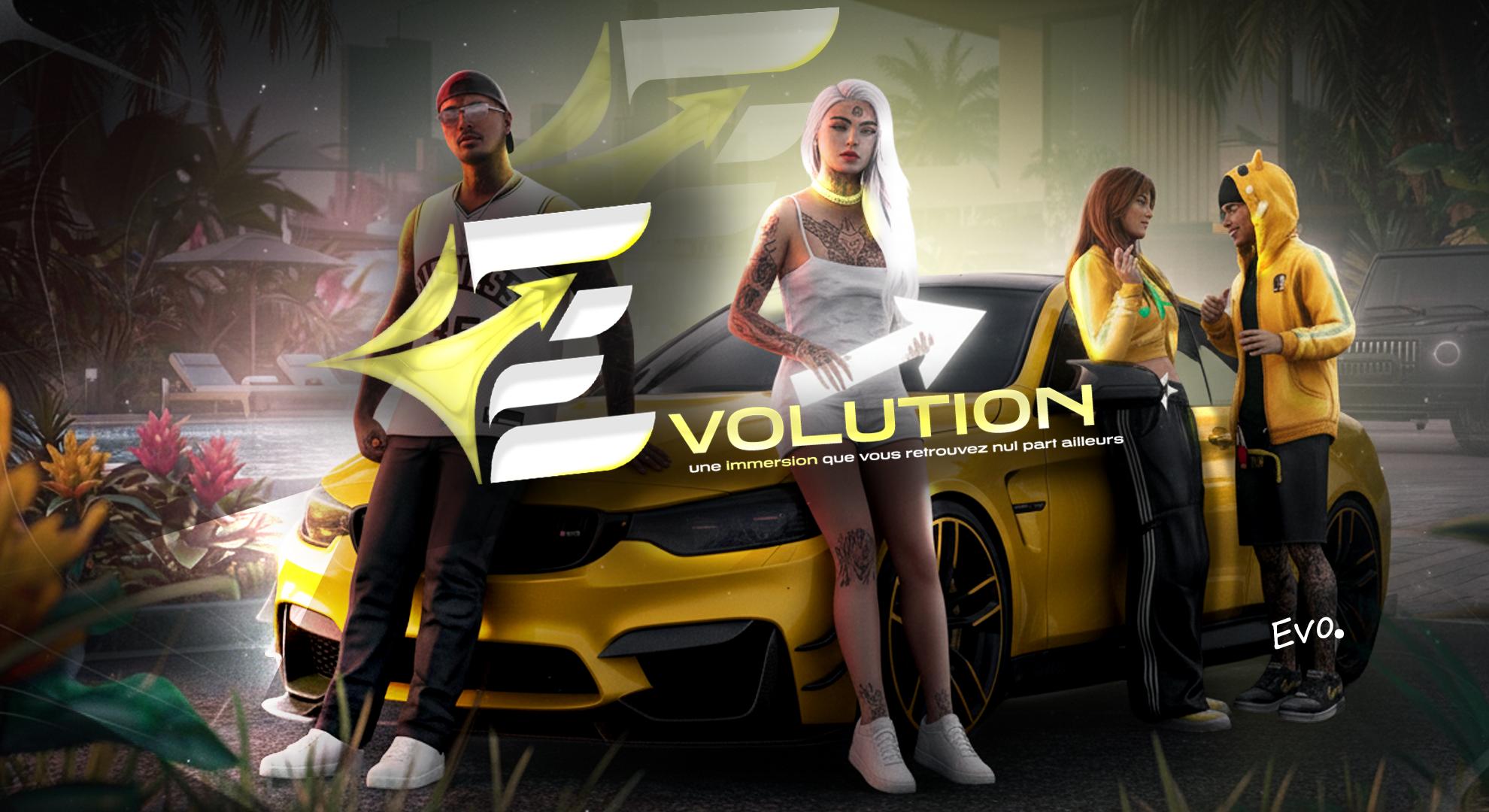 Discovery splash banner for ⚡L'Evolution RP Discord server