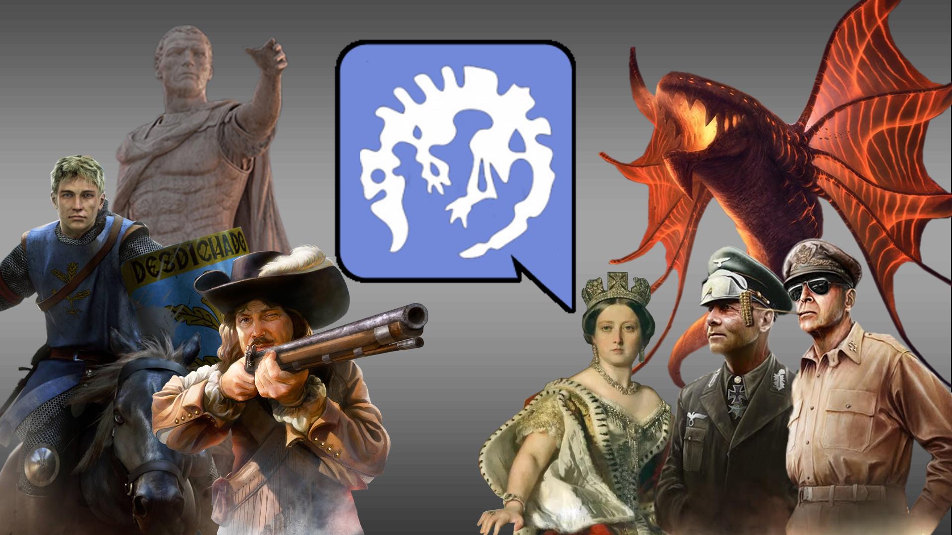 Discovery splash banner for Paradox Interactive Community Discord server