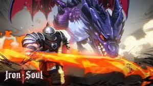 Discovery splash banner for Iron Soul Dungeon: Roblox Discord server
