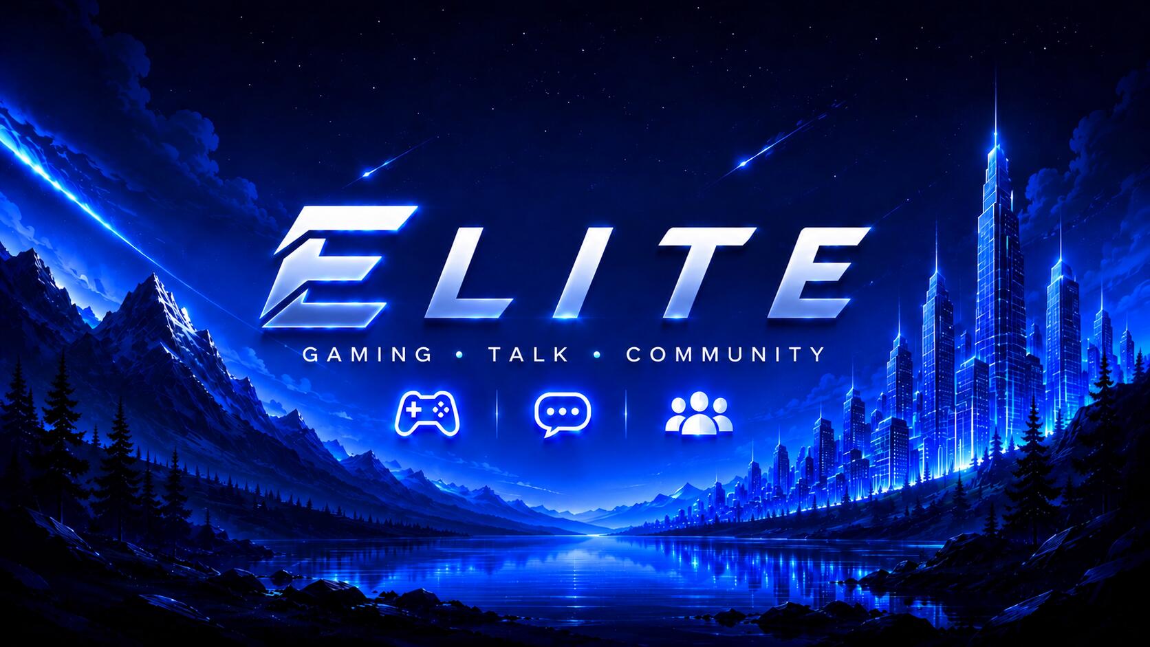 Discovery splash banner for Elite Discord server