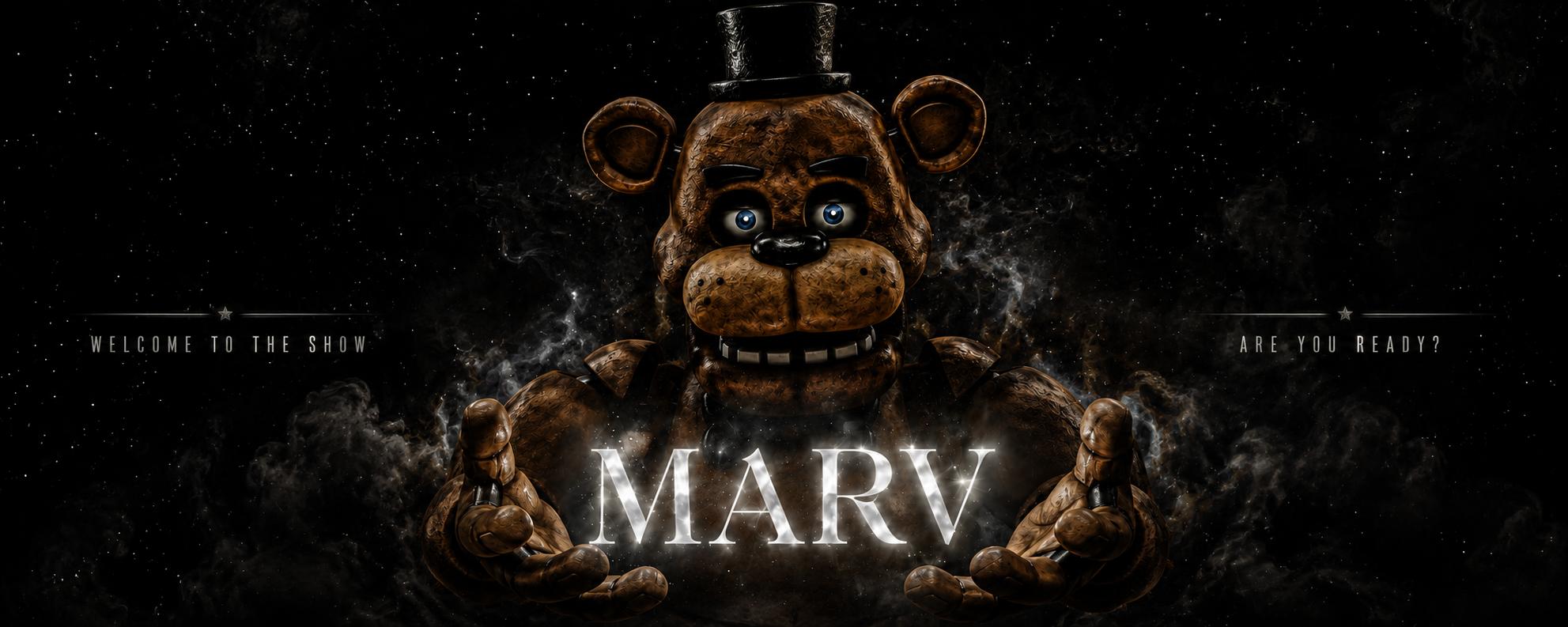 Discovery splash banner for MARV FREDDY Discord server