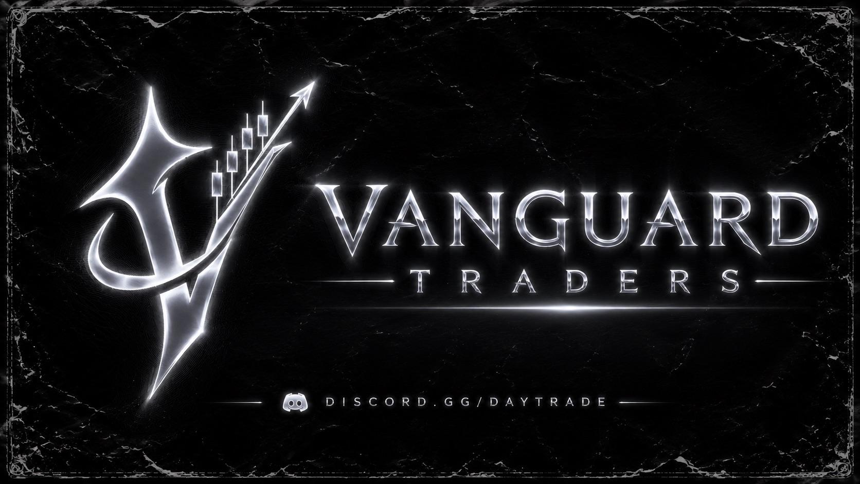 Discovery splash banner for Vanguard Traders Discord server