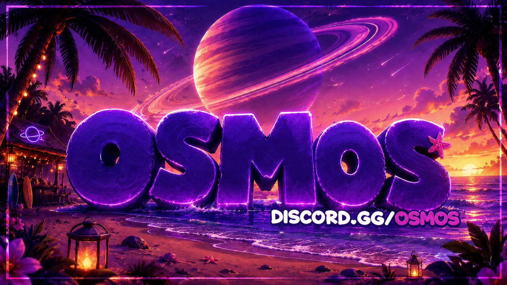 Discovery splash banner for 𝑶𝑺𝑴𝑶𝑺 🪐 Discord server