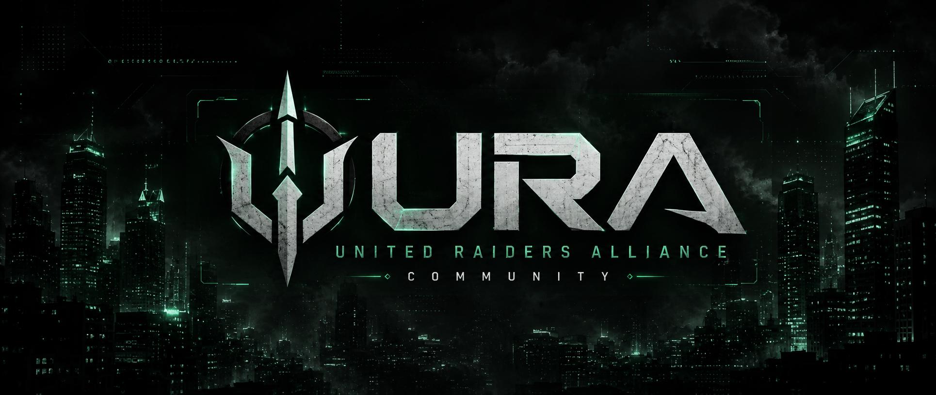 Discovery splash banner for United Raiders Alliance | U.R.A. | Community Discord server