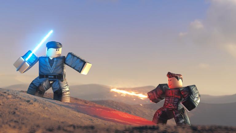 Discovery splash banner for Official Lightsaber Battles Discord Discord server