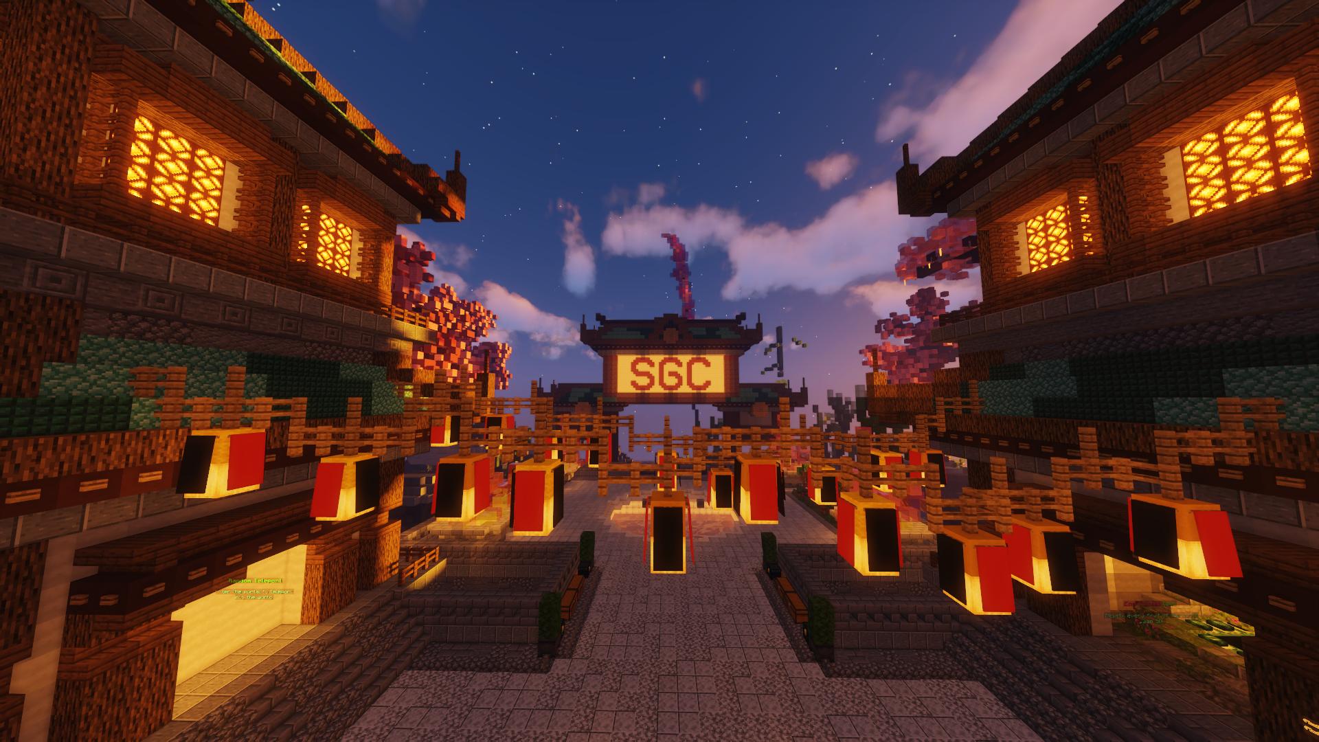 Discovery splash banner for SGCraft Network Discord server