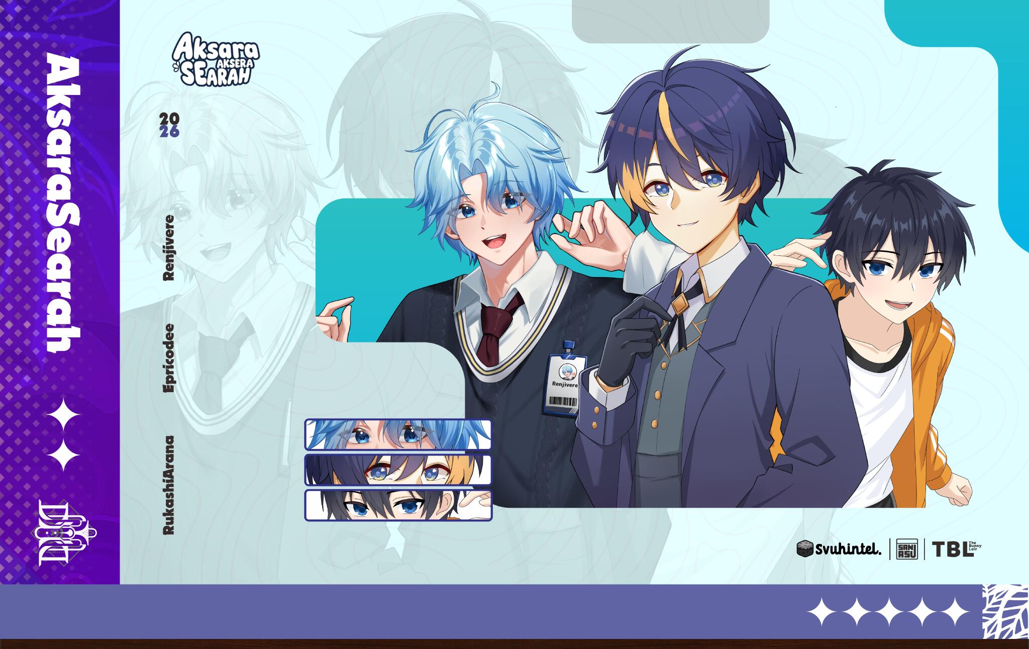 Discovery splash banner for Aksera「✦Aksara Searah✦」 Discord server