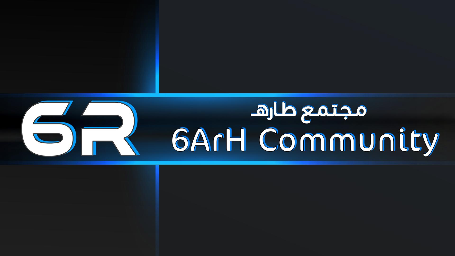 Discovery splash banner for 6ArH Community Discord server