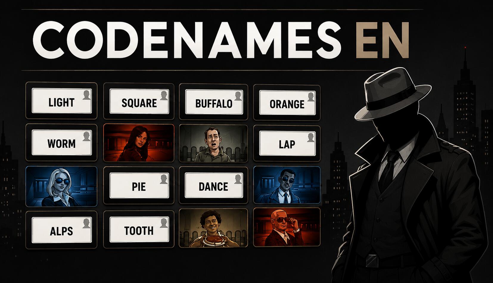 Discovery splash banner for Codenames EN Discord server