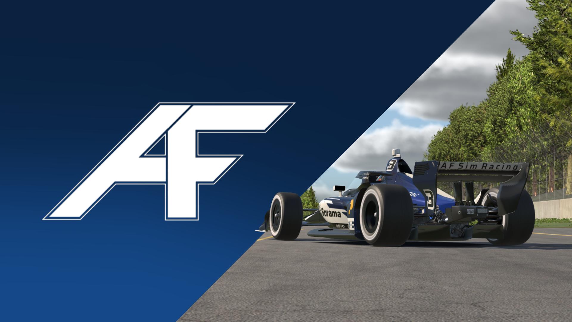 Discovery splash banner for AF Sim Racing Discord server