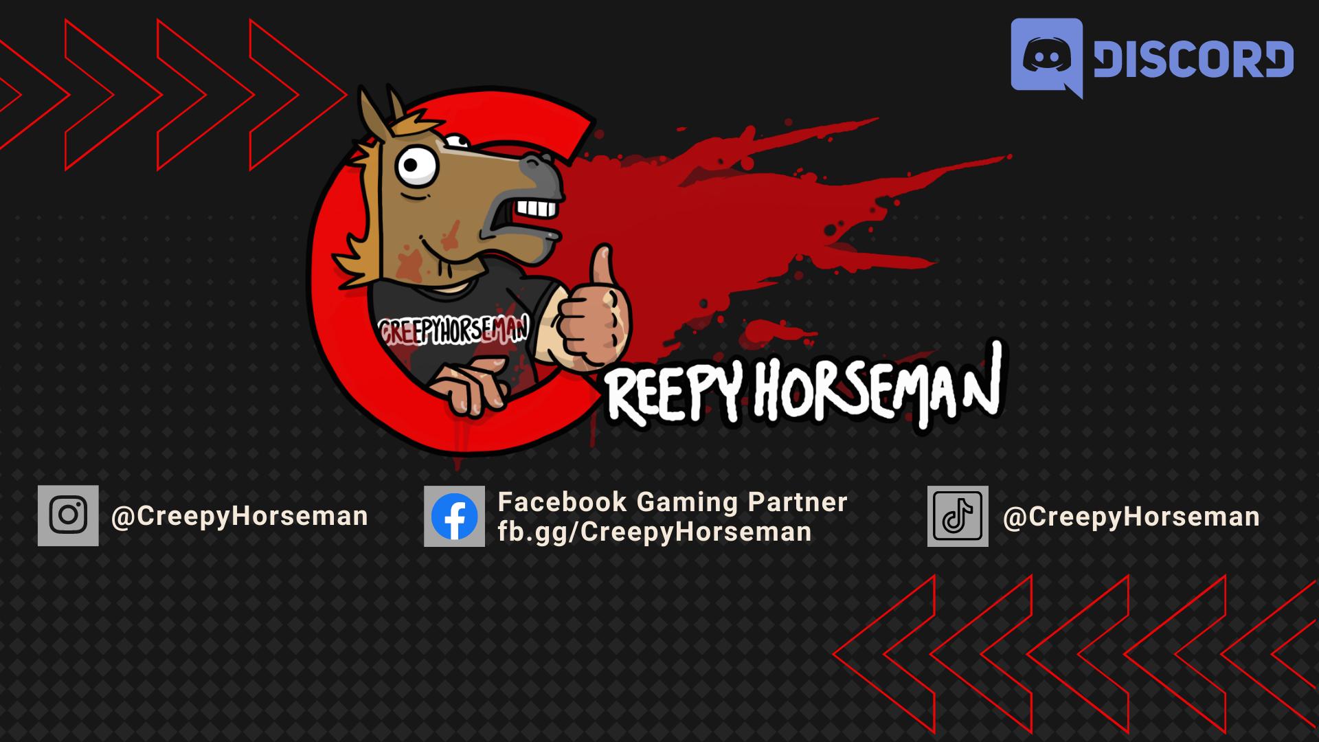 Discovery splash banner for Creepyhorseman's Discord Discord server