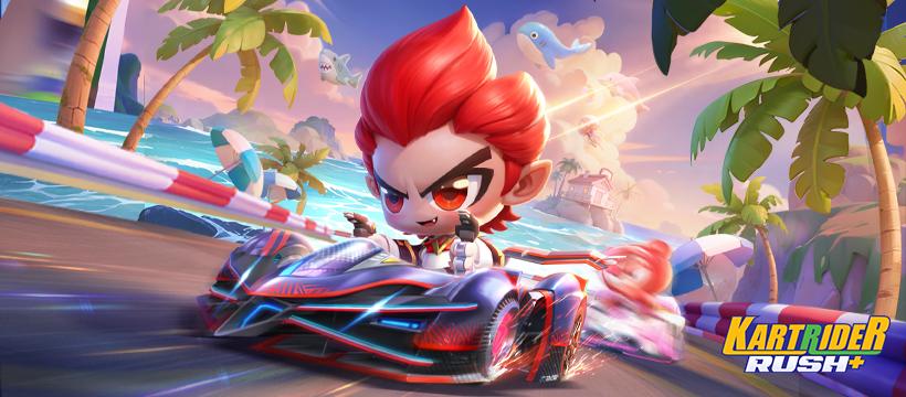 Discovery splash banner for KartRider Rush+ Discord server
