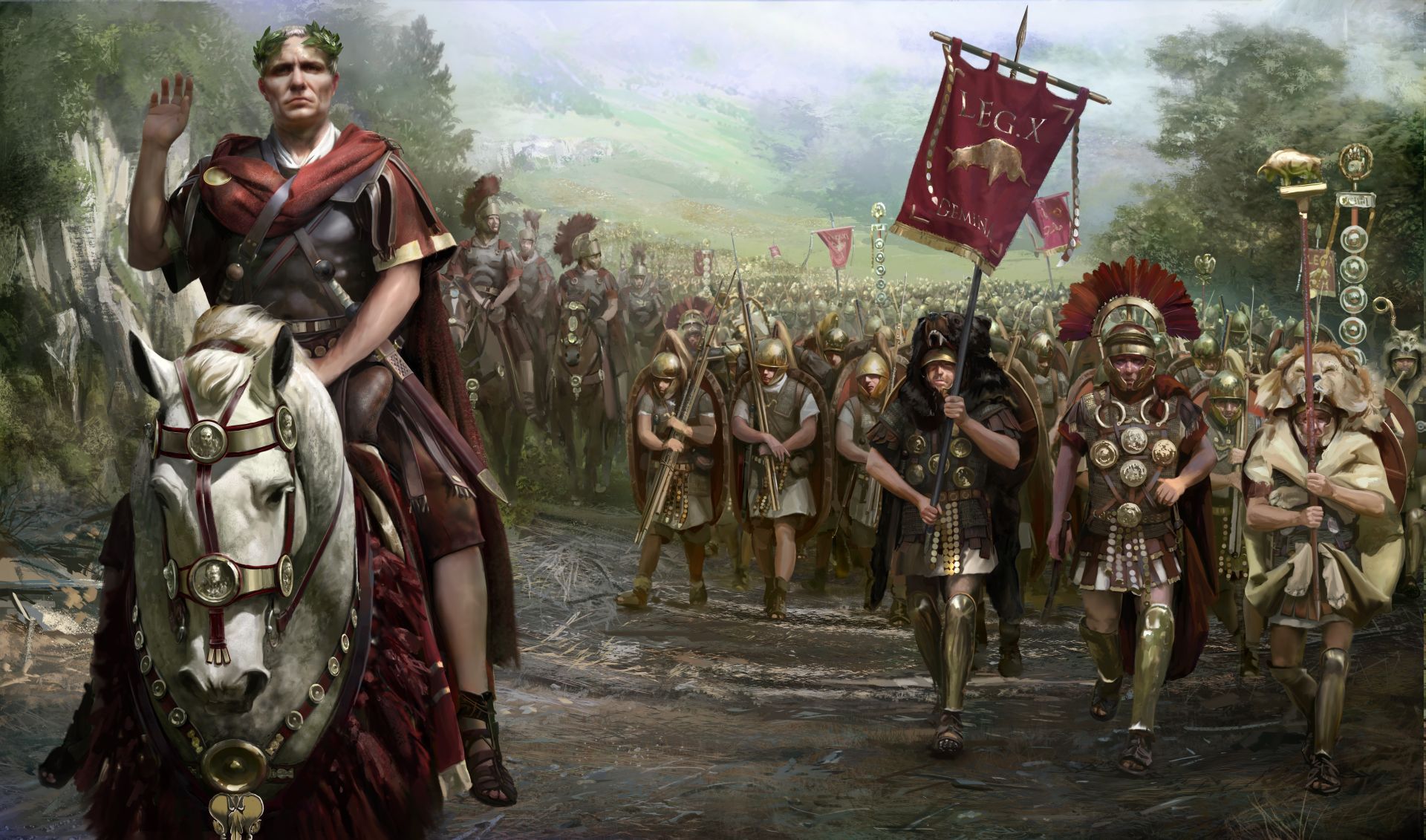 Discovery splash banner for The Roman Empire Discord server