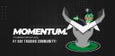 Discovery splash banner for Momentum. Discord server