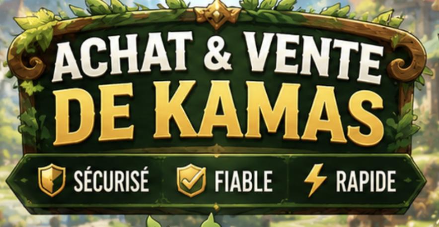 Discovery splash banner for Discord Kamas Achat & Vente DOFUS Discord server